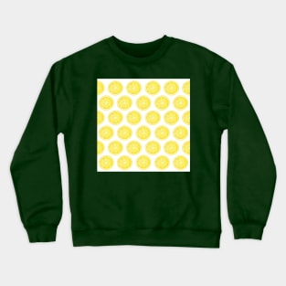 Citrus Slice and Stripes Crewneck Sweatshirt